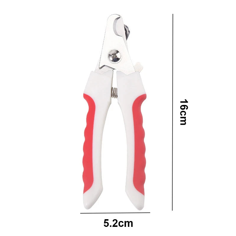 Cortaúñas profesional para mascotas con protector de seguridad