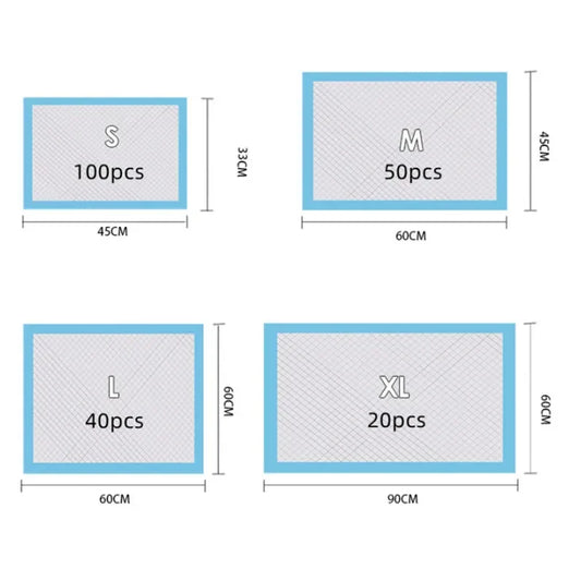 Almohadillas absorbentes para pañales de mascotas que controlan el olor