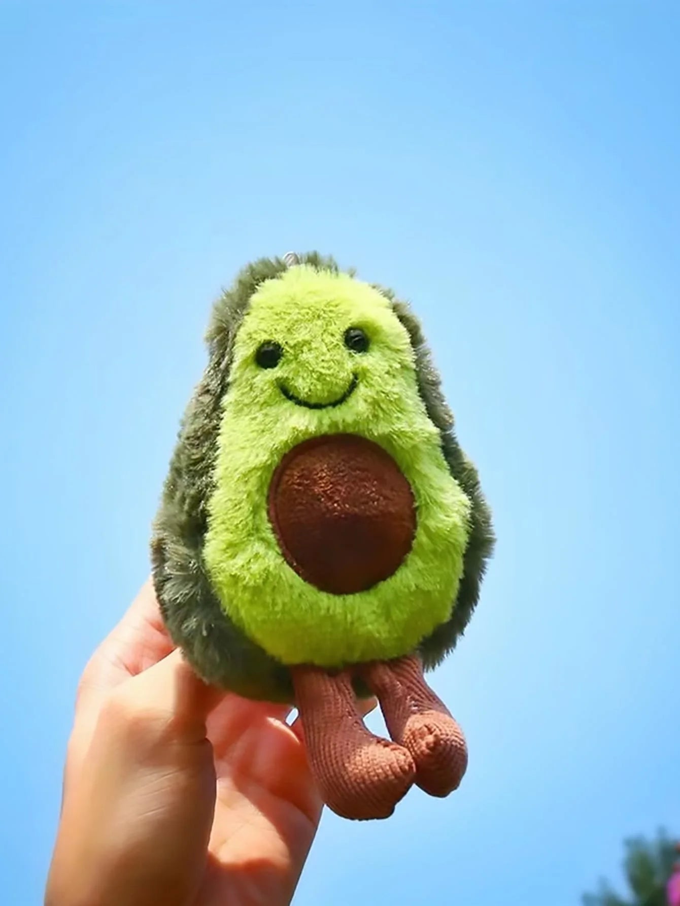 Lindo juguete de peluche de aguacate para mascotas