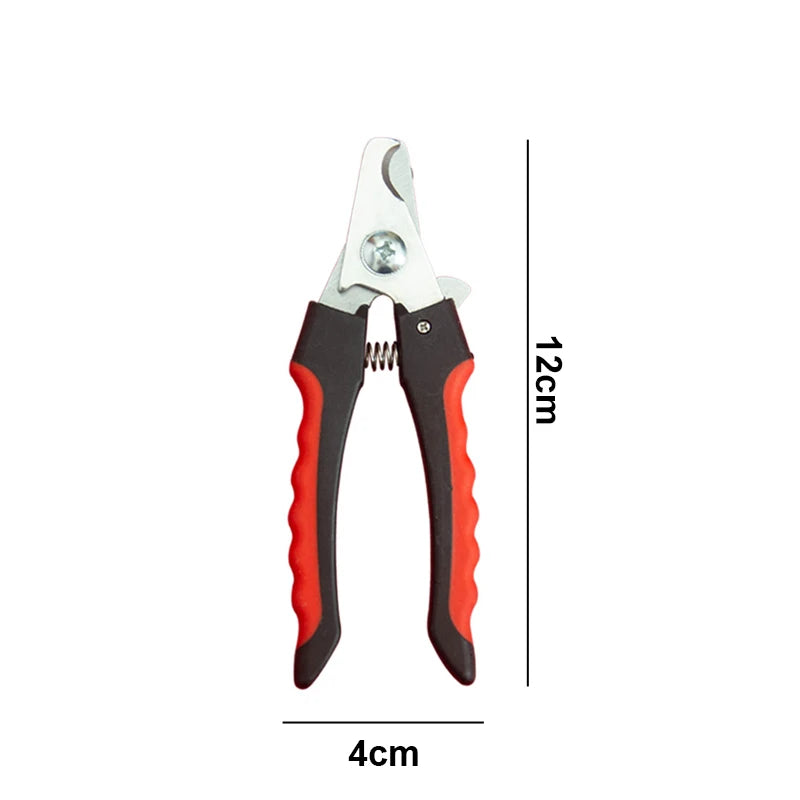 Cortaúñas profesional para mascotas con protector de seguridad