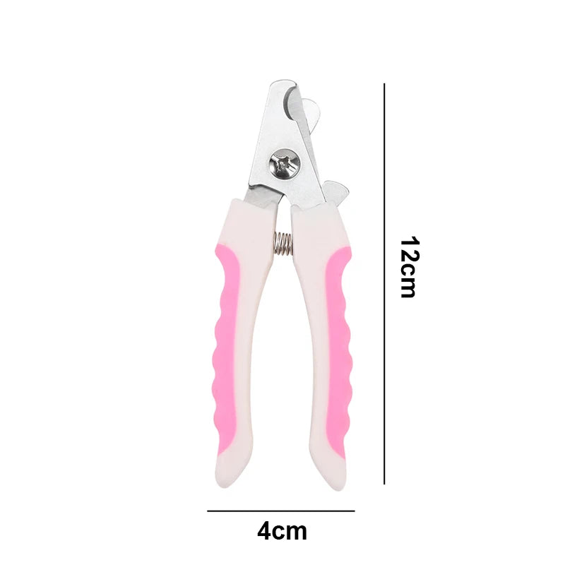 Cortaúñas profesional para mascotas con protector de seguridad