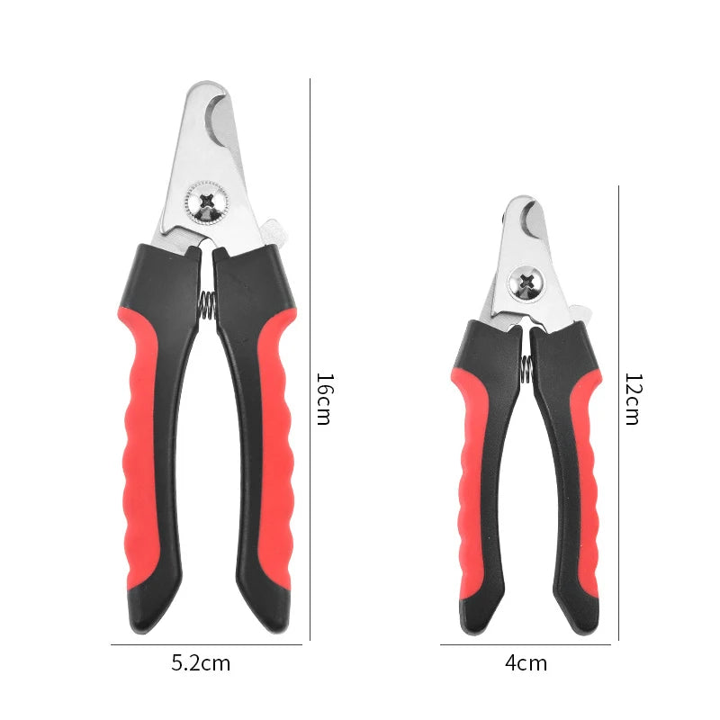 Cortaúñas profesional para mascotas con protector de seguridad