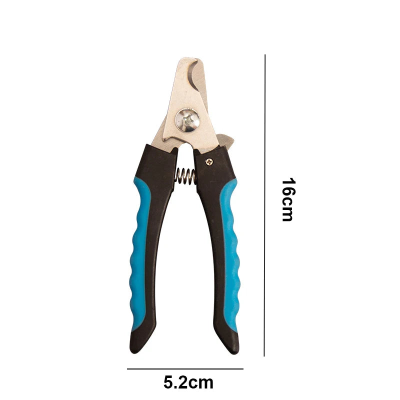 Cortaúñas profesional para mascotas con protector de seguridad