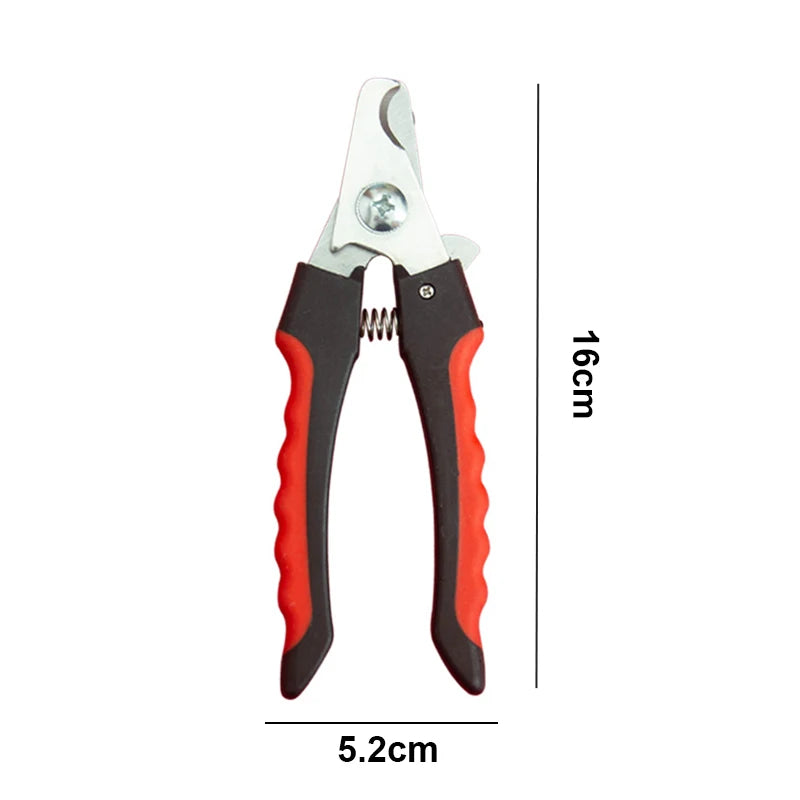 Cortaúñas profesional para mascotas con protector de seguridad