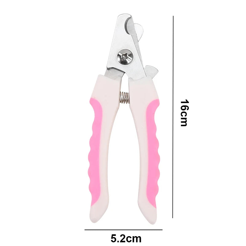 Cortaúñas profesional para mascotas con protector de seguridad