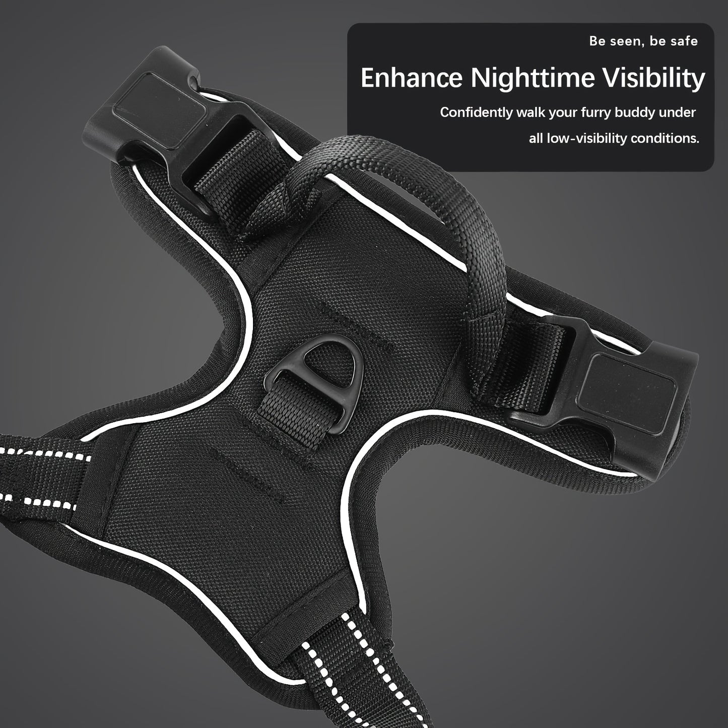 Arnés y correa para perros a prueba de fugas y dispensador de bolsas para desechos 